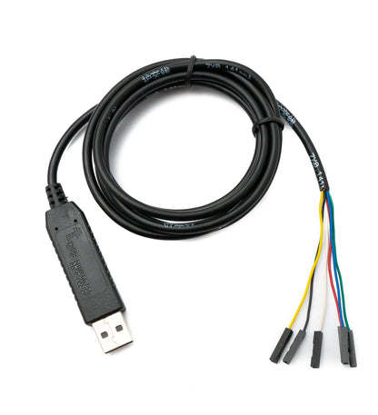 PCsensor USB 2.0 Kabel 150 cm Typ A zu 6 TTL DuPont Jumper Buchse CH340 Chip 3.3V / 5V