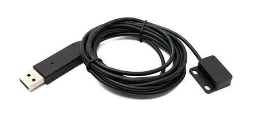 PCsensor USB 2.0 Kabel 2 m Typ A Stecker zu Magnet HID MS23 Schalter in Schwarz