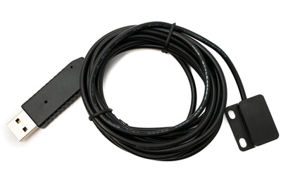 PCsensor USB 2.0 Kabel 2 m Typ A Stecker zu Magnet HID MS23 Schalter in Schwarz