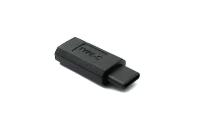 SYSTEM-S USB 3.1 Gen 2 Adapter Typ C Stecker zu Buchse 10 Gbit/s 100W Kratz Schutz Kabel in Schwarz