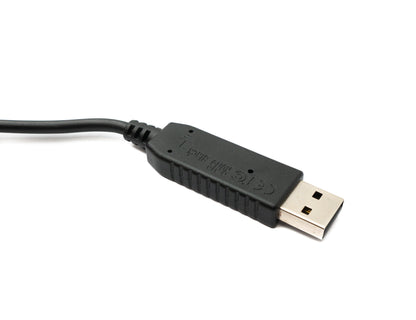 PCsensor USB 2.0 Kabel 2 m Typ A Stecker zu Photoelektrischer Infrarot Licht Schranke Sensor in Schwarz