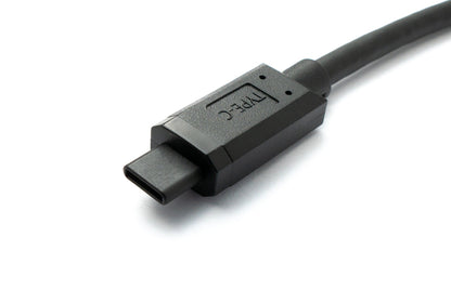 SYSTEM-S USB 3.1 Gen 2 Typ C Kabel 30 cm Stecker zu Buchse 10 Gbit/s 100W Kratz Schutz Winkel
