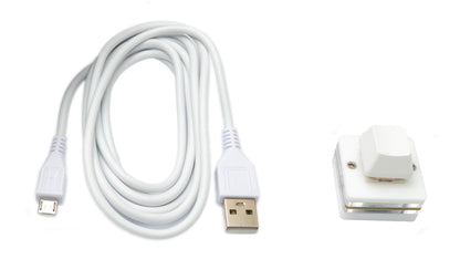 USB HID Mini Keypad 1 Taste programmierbar mechanisch RGB LED PC Hotkeys Weiß für osu!