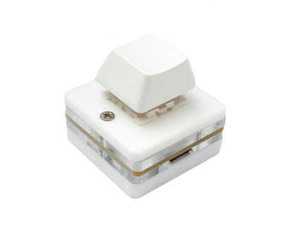 USB HID Mini Keypad 1 Taste programmierbar mechanisch RGB LED PC Hotkeys Weiß für osu!