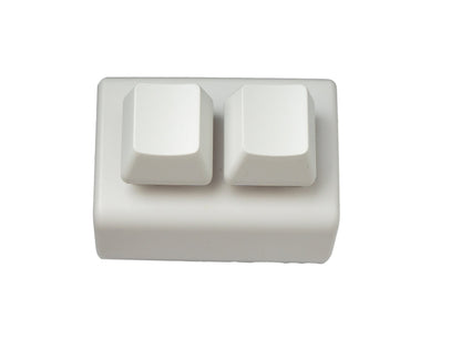 USB HID Mini Keypad 2 Tasten programmierbar mechanisch RGB LED PC Hotkeys Weiß für osu!