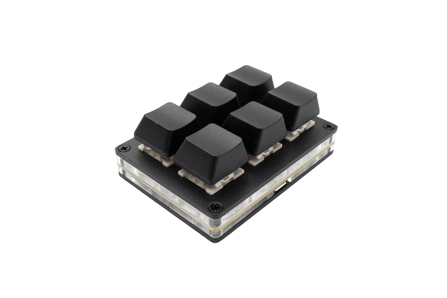 PCsensor USB HID Mini Keypad 6 Tasten programmierbar mechanisch RGB LED PC Hotkeys Schwarz für osu!