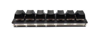 USB HID Mini Keypad 7 Tasten programmierbar mechanisch RGB LED PC Hotkeys Schwarz für osu!