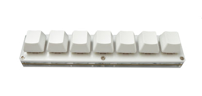 USB HID Mini Keypad 7 Tasten programmierbar mechanisch RGB LED PC Hotkeys Weiß für osu!