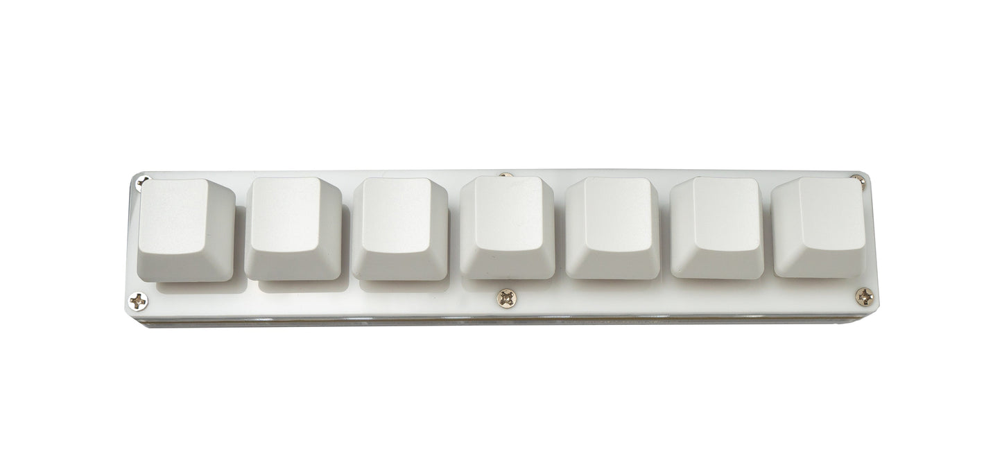 USB HID Mini Keypad 7 Tasten programmierbar mechanisch RGB LED PC Hotkeys Weiß für osu!