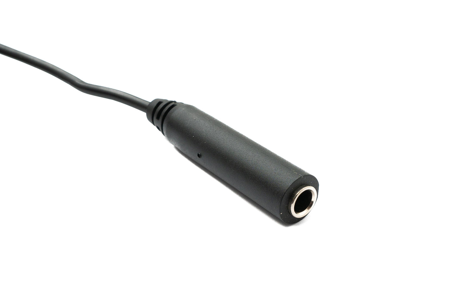 PCsensor Audio Kabel 100 cm Klinke 6,35 mm 2 polig Buchse zu USB 2.0 Typ A Stecker AUX in Schwarz
