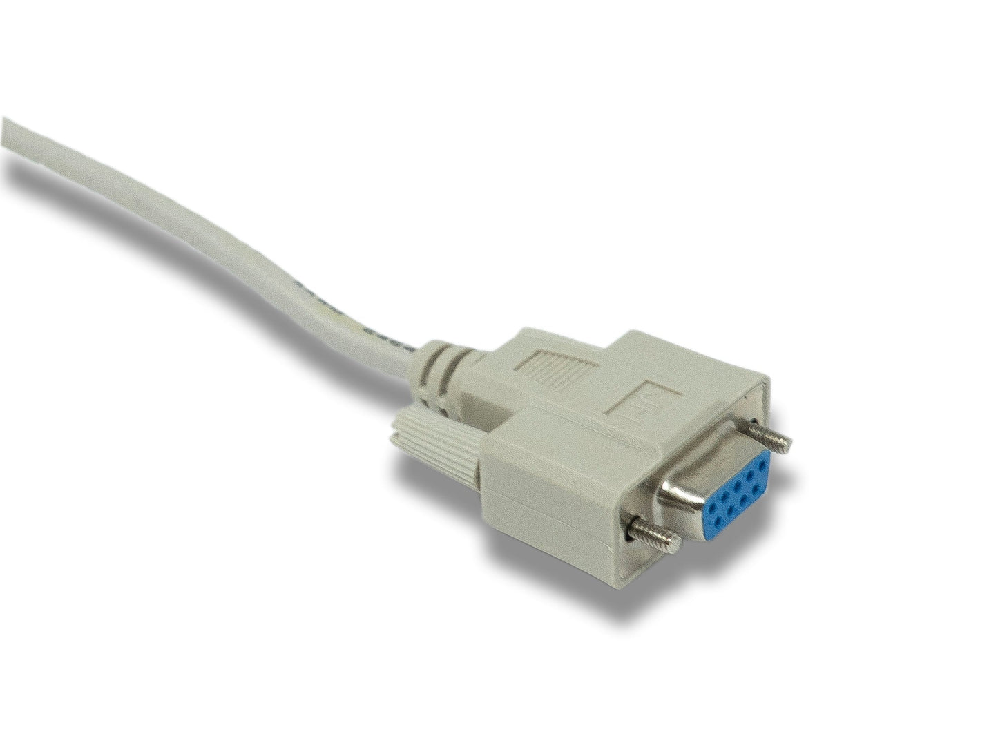 SYSTEM-S D Sub Nullmodem Kabel 10 m 9 Pin Buchse zu Buchse RS232 DB9 Adapter in Grau