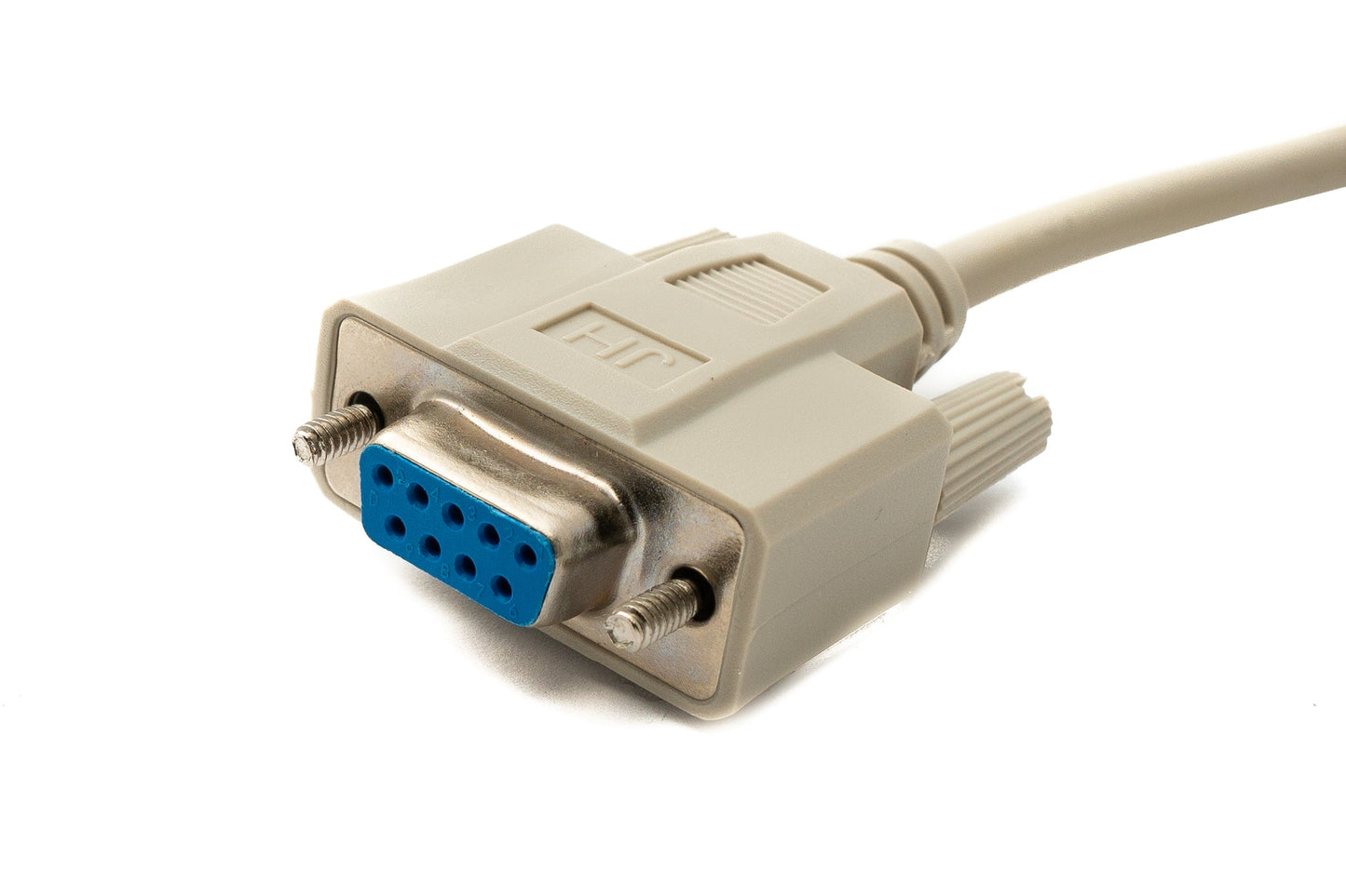 SYSTEM-S D Sub Kabel 150 cm 9 Pin Buchse zu Buchse RS232 DB9 in Grau