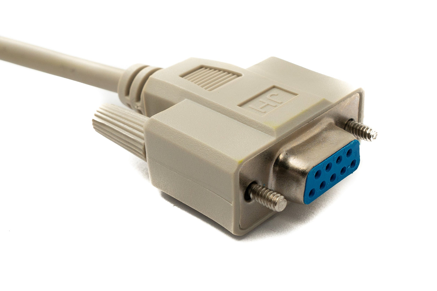 SYSTEM-S D Sub Kabel 150 cm 9 Pin Buchse zu Buchse RS232 DB9 in Grau