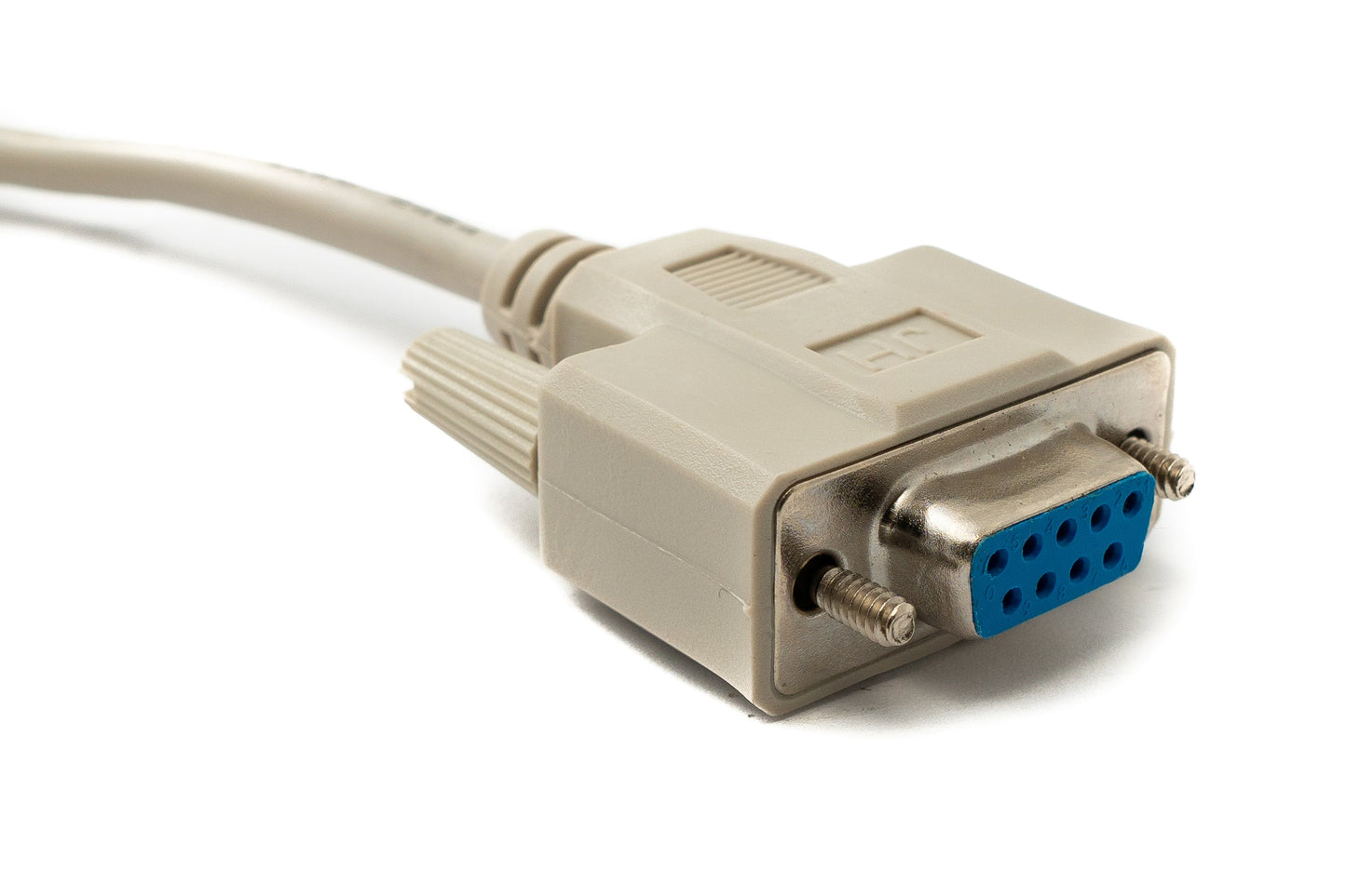 SYSTEM-S D Sub Kabel 3 m 9 Pin Buchse zu Buchse RS232 DB9 in Grau