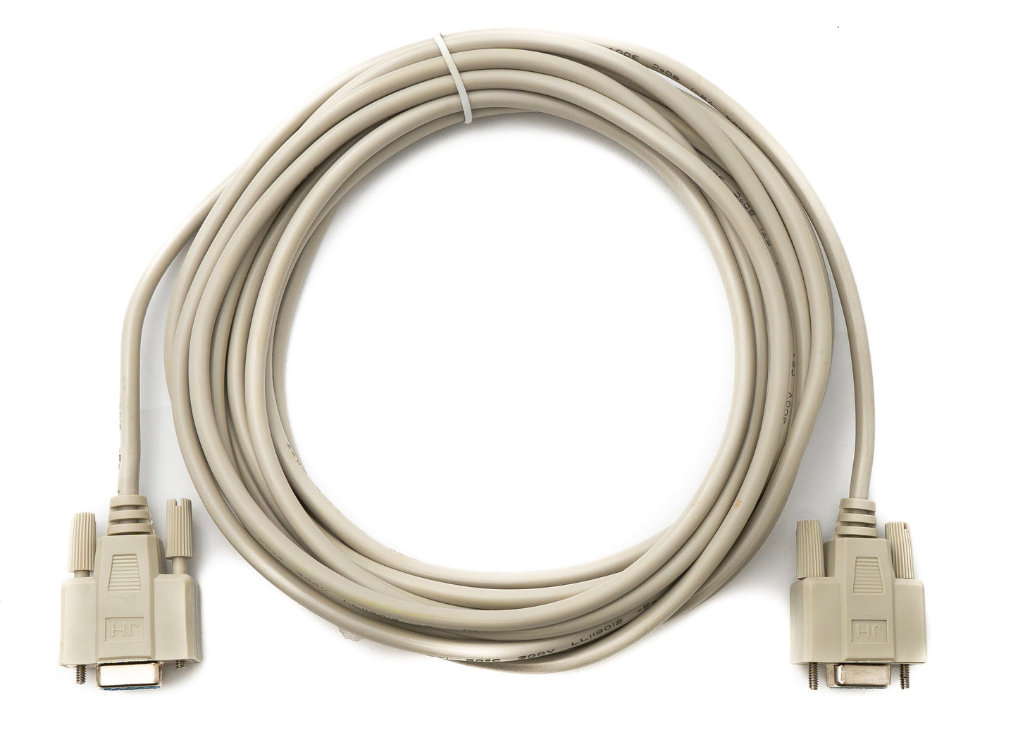 SYSTEM-S D Sub Kabel 5 m 9 Pin Buchse zu Buchse RS232 DB9 in Grau