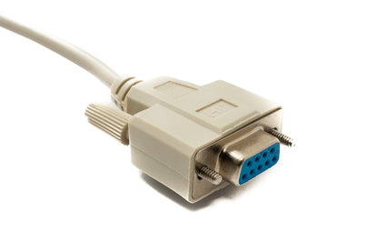 SYSTEM-S D Sub Kabel 5 m 9 Pin Buchse zu Buchse RS232 DB9 in Grau