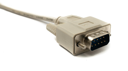 SYSTEM-S D Sub Kabel 10 m 9 Pin Stecker zu Buchse RS232 DB9 in Grau