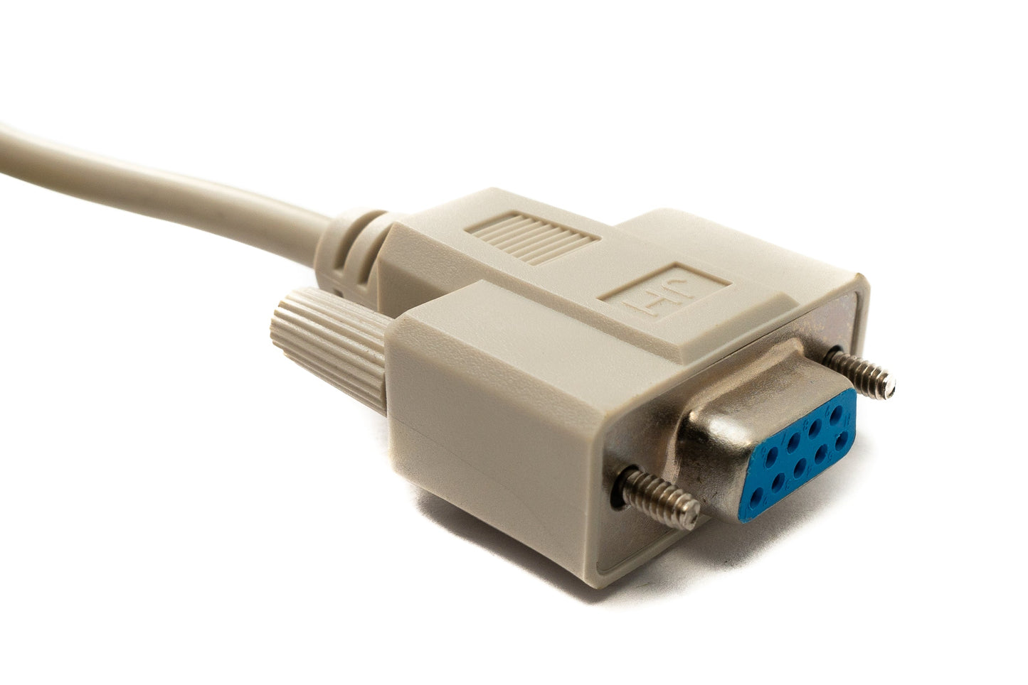 SYSTEM-S D Sub Kabel 150 cm 9 Pin Stecker zu Buchse RS232 DB9 in Grau
