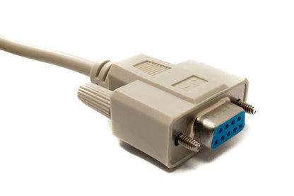 SYSTEM-S D Sub Kabel 150 cm 9 Pin Stecker zu Buchse RS232 DB9 in Grau