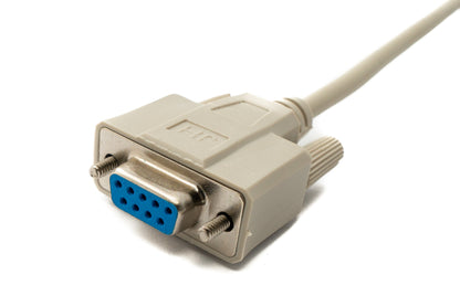 SYSTEM-S D Sub Kabel 3 m 9 Pin Stecker zu Buchse RS232 DB9 in Grau