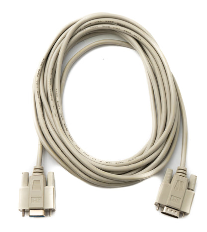 SYSTEM-S D Sub Kabel 5 m 9 Pin Stecker zu Buchse RS232 DB9 in Grau