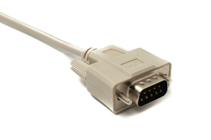 SYSTEM-S D Sub Kabel 5 m 9 Pin Stecker zu Buchse RS232 DB9 in Grau