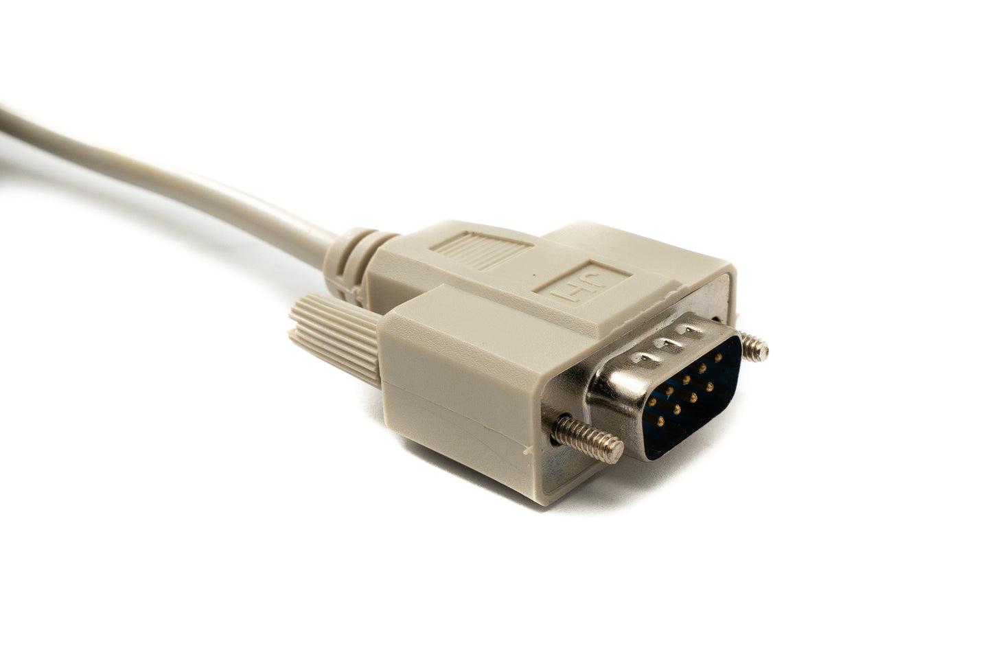 SYSTEM-S D Sub Kabel 10 m 9 Pin Stecker zu Stecker RS232 DB9 in Grau