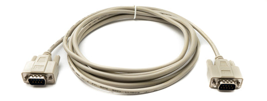 SYSTEM-S D Sub  Kabel 3 m 9 Pin Stecker zu Stecker RS232 DB9 in Grau