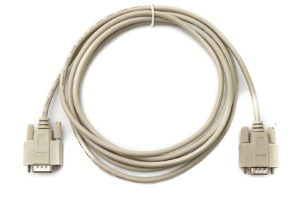 SYSTEM-S D Sub  Kabel 3 m 9 Pin Stecker zu Stecker RS232 DB9 in Grau