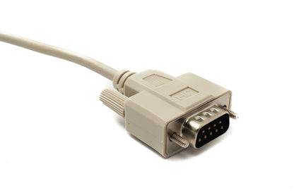 SYSTEM-S D Sub  Kabel 3 m 9 Pin Stecker zu Stecker RS232 DB9 in Grau