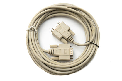 SYSTEM-S D Sub Kabel 5 m 9 Pin Stecker zu Stecker RS232 DB9 in Grau