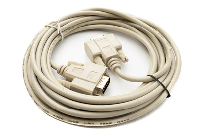 SYSTEM-S D Sub Kabel 5 m 9 Pin Stecker zu Stecker RS232 DB9 in Grau