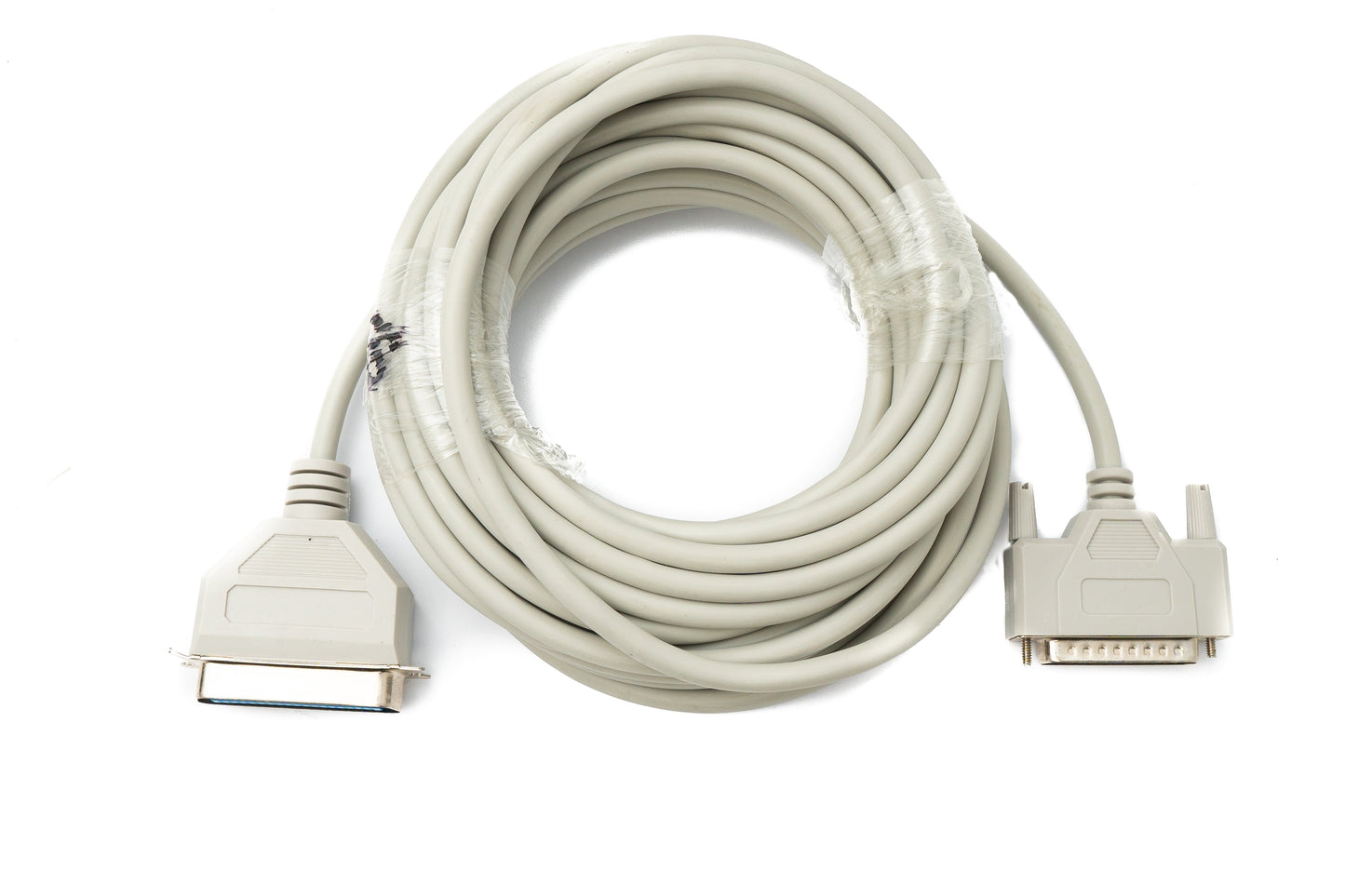 SYSTEM-S D Sub Kabel 10 m 25 Pin Stecker zu 36 Pin Buchse DB25 CN36 in Grau