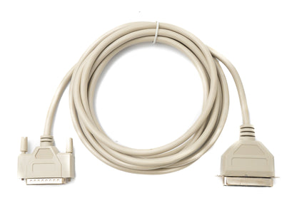SYSTEM-S D Sub Kabel 3 m 25 Pin Stecker zu 36 Pin Buchse DB25 CN36 in Grau