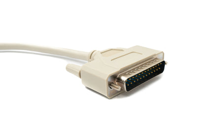 SYSTEM-S D Sub Kabel 5 m 25 Pin Stecker zu 36 Pin Buchse DB25 CN36 in Grau