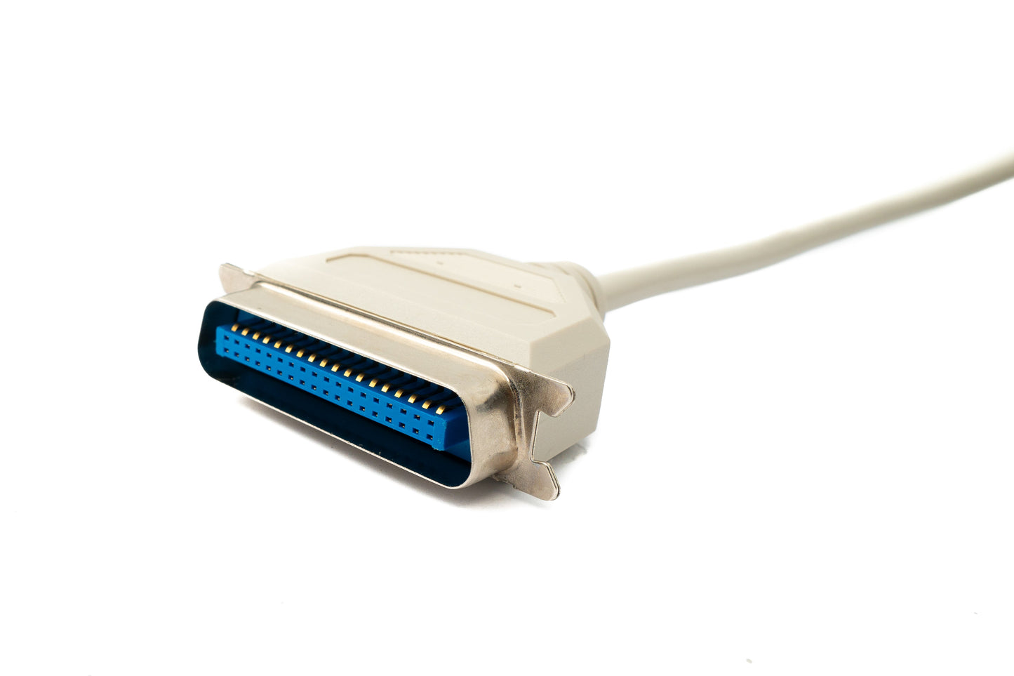 SYSTEM-S D Sub Kabel 5 m 25 Pin Stecker zu 36 Pin Buchse DB25 CN36 in Grau