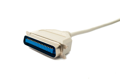 SYSTEM-S D Sub Kabel 5 m 25 Pin Stecker zu 36 Pin Buchse DB25 CN36 in Grau