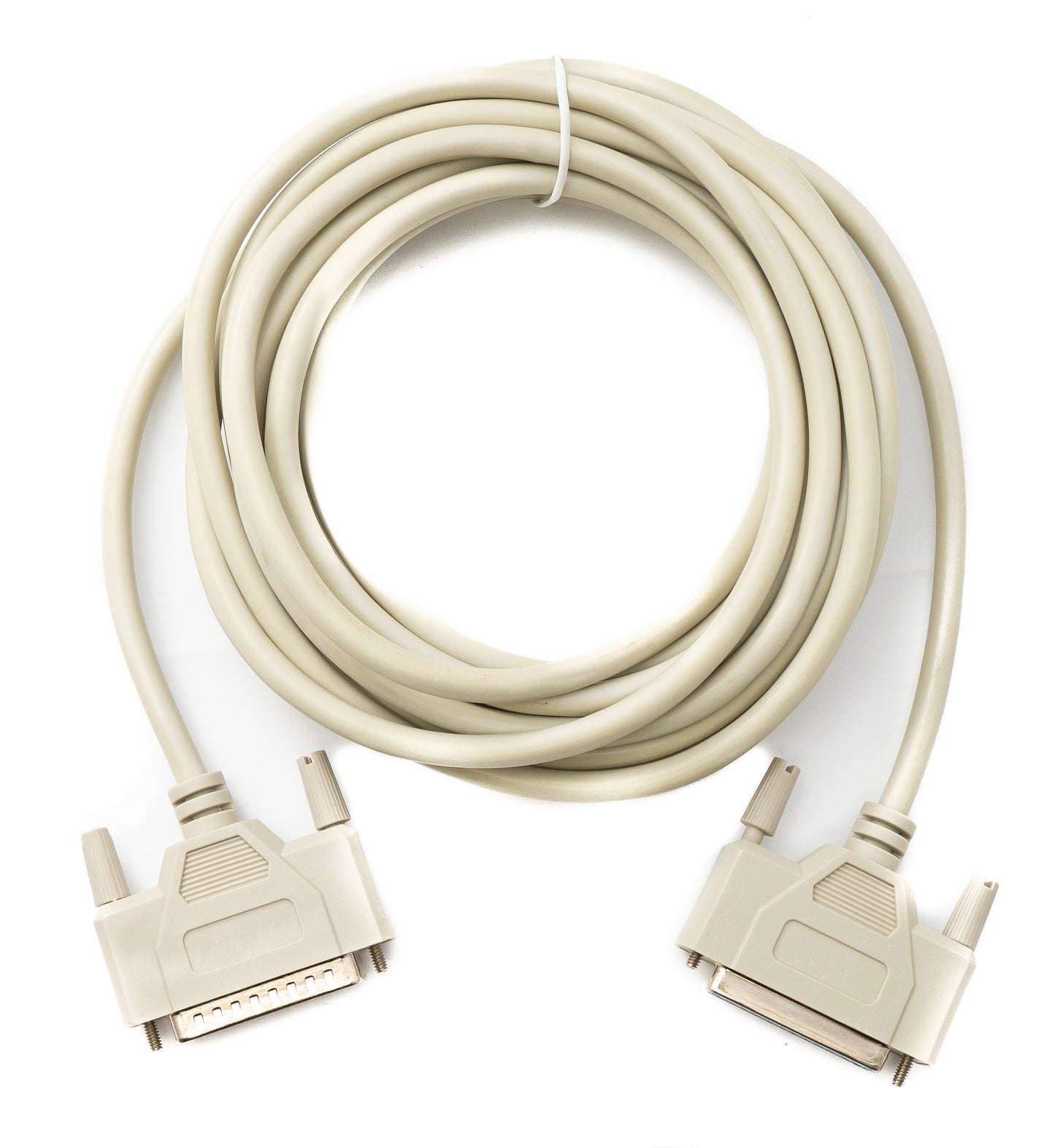 SYSTEM-S D Sub Kabel 5 m 25 Pin Stecker zu Buchse RS530 DB25 in Grau