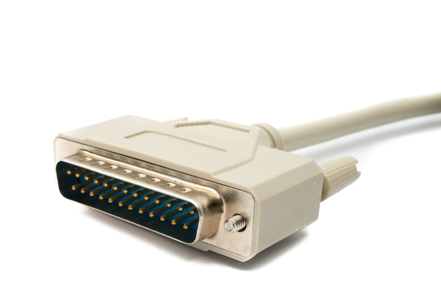 SYSTEM-S D Sub Kabel 10 m 25 Pin Stecker zu Stecker RS530 in Grau
