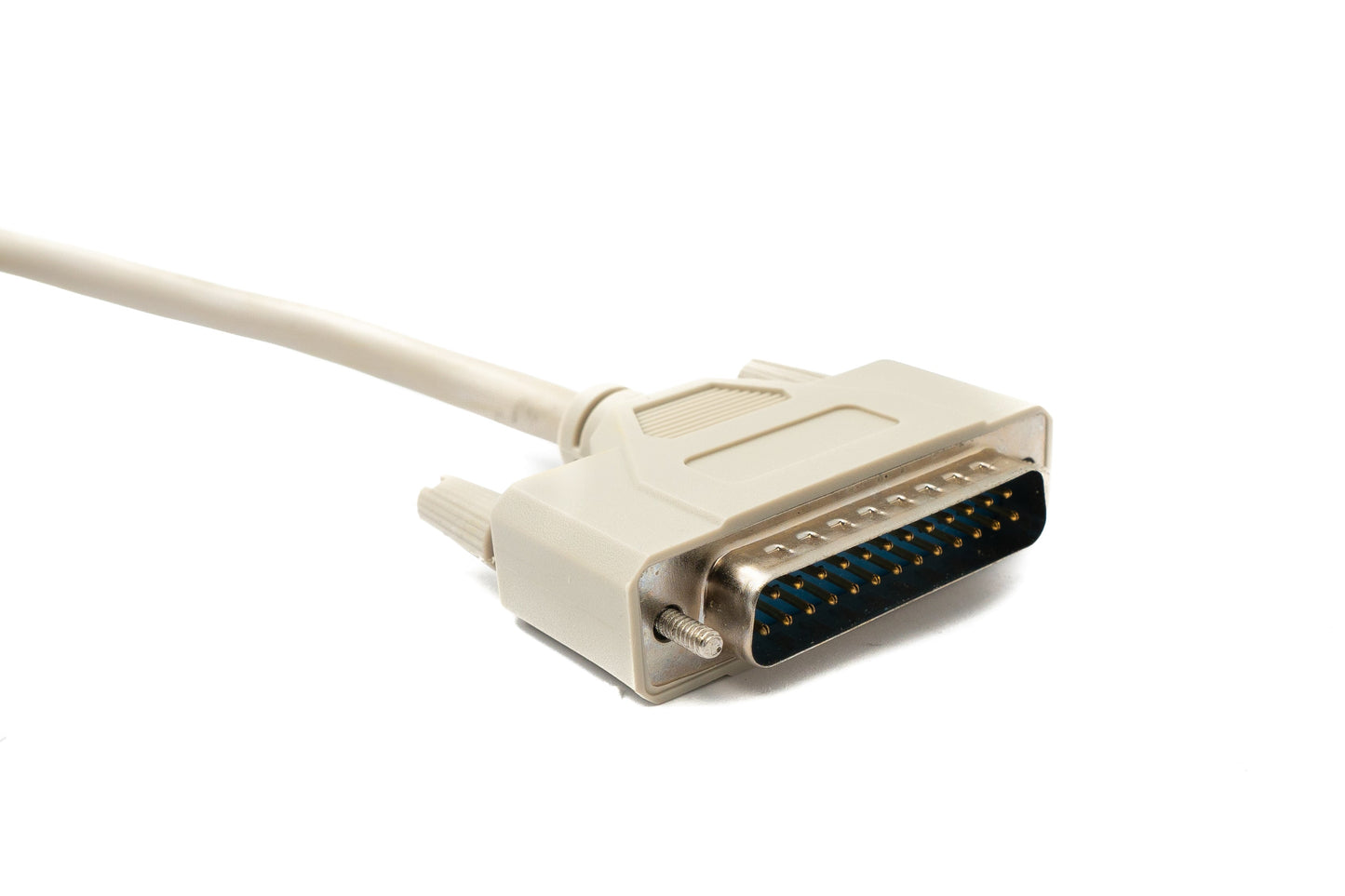 SYSTEM-S D Sub Kabel 150 cm 25 Pin Stecker zu Stecker RS530 in Grau