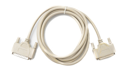 SYSTEM-S D Sub Kabel 3 m 25 Pin Stecker zu Stecker RS530 in Grau