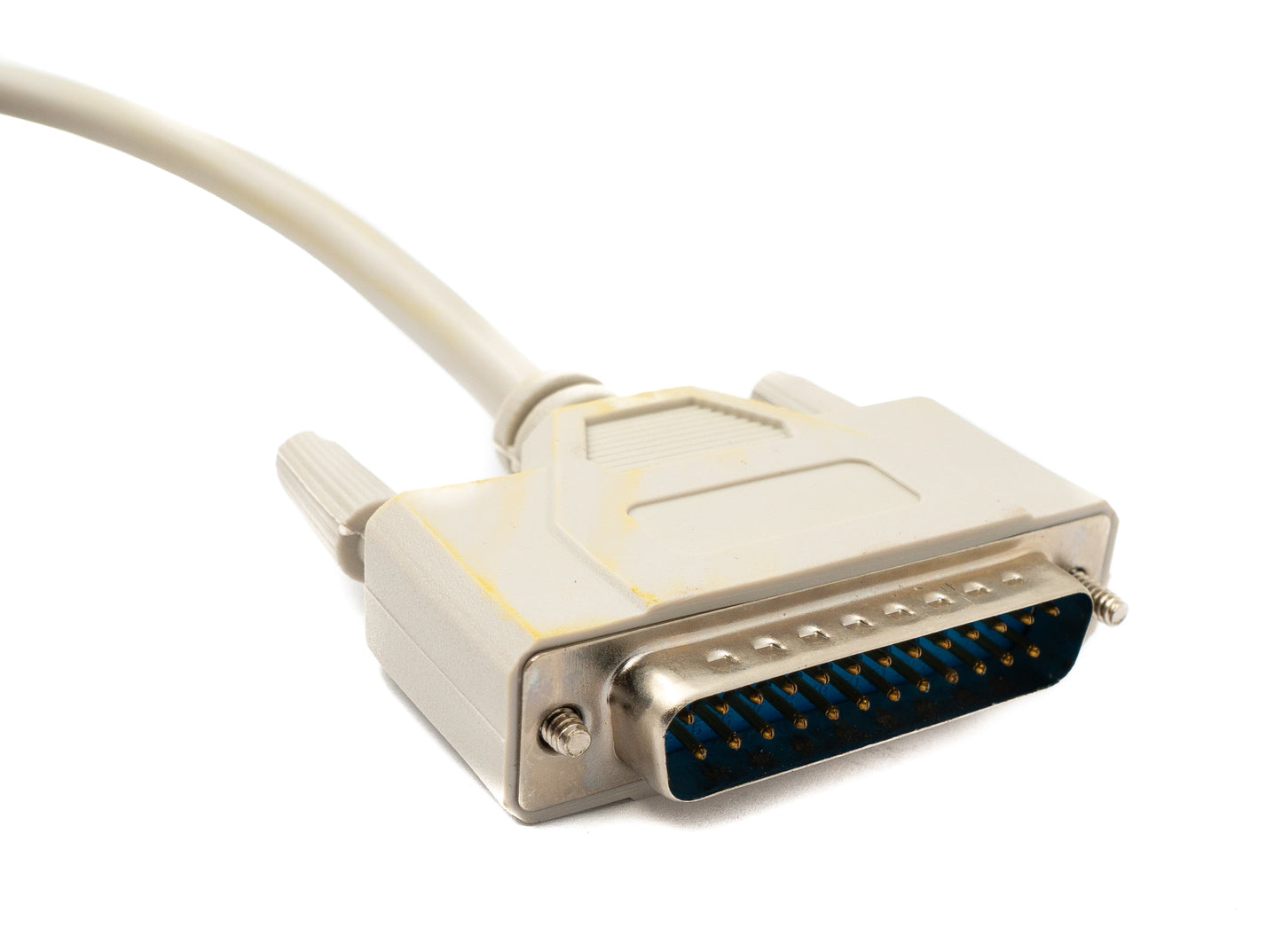 SYSTEM-S D Sub Kabel 3 m 25 Pin Stecker zu Stecker RS530 in Grau