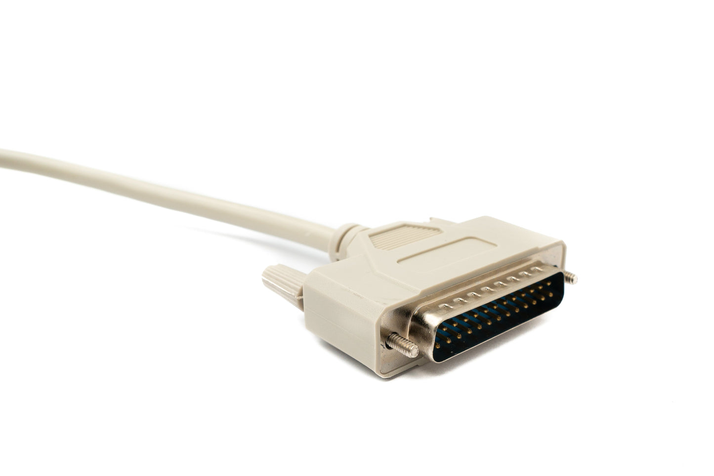 SYSTEM-S D Sub Kabel 5 m 25 Pin Stecker zu Stecker RS530 in Grau