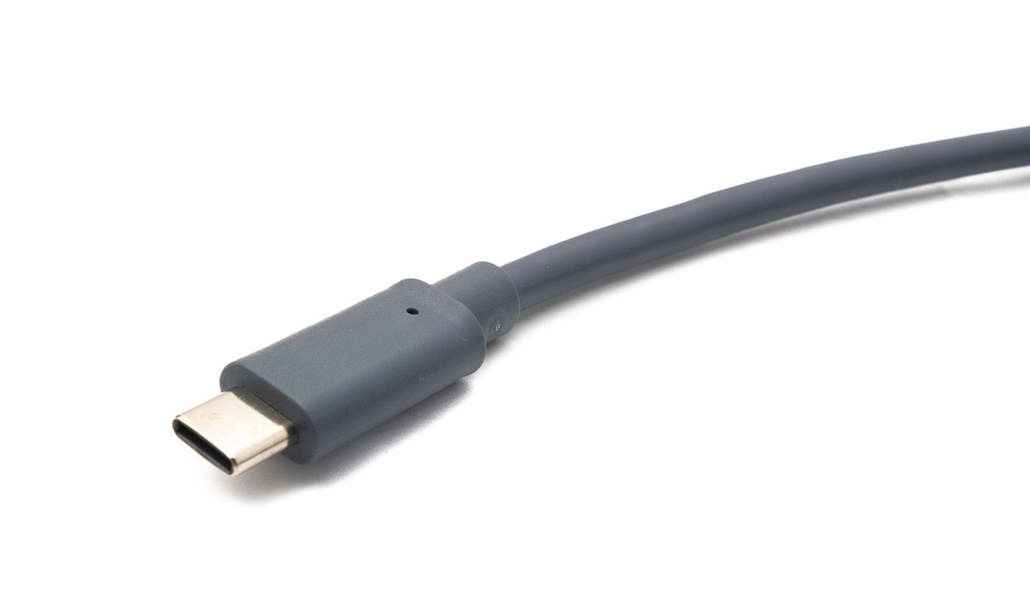 SYSTEM-S USB 3.1 Typ C Kabel 150 cm Stecker zu 2.0 Typ B Stecker in Grau