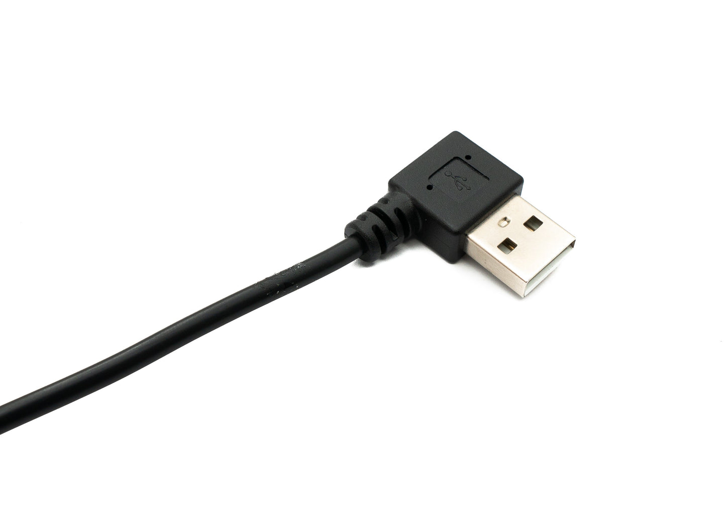 SYSTEM-S USB 2.0 Kabel 100 cm Typ A Stecker zu Buchse Schalter Winkel Right Angled