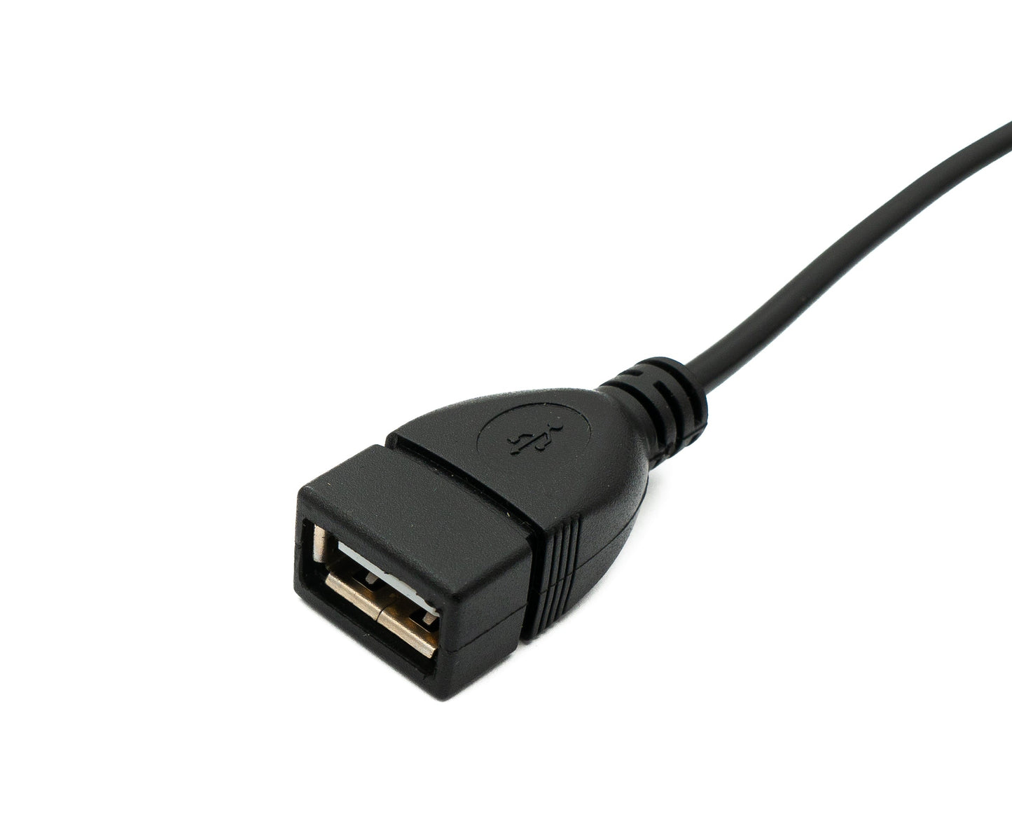 SYSTEM-S USB 2.0 Kabel 100 cm Typ A Stecker zu Buchse Schalter Winkel Right Angled