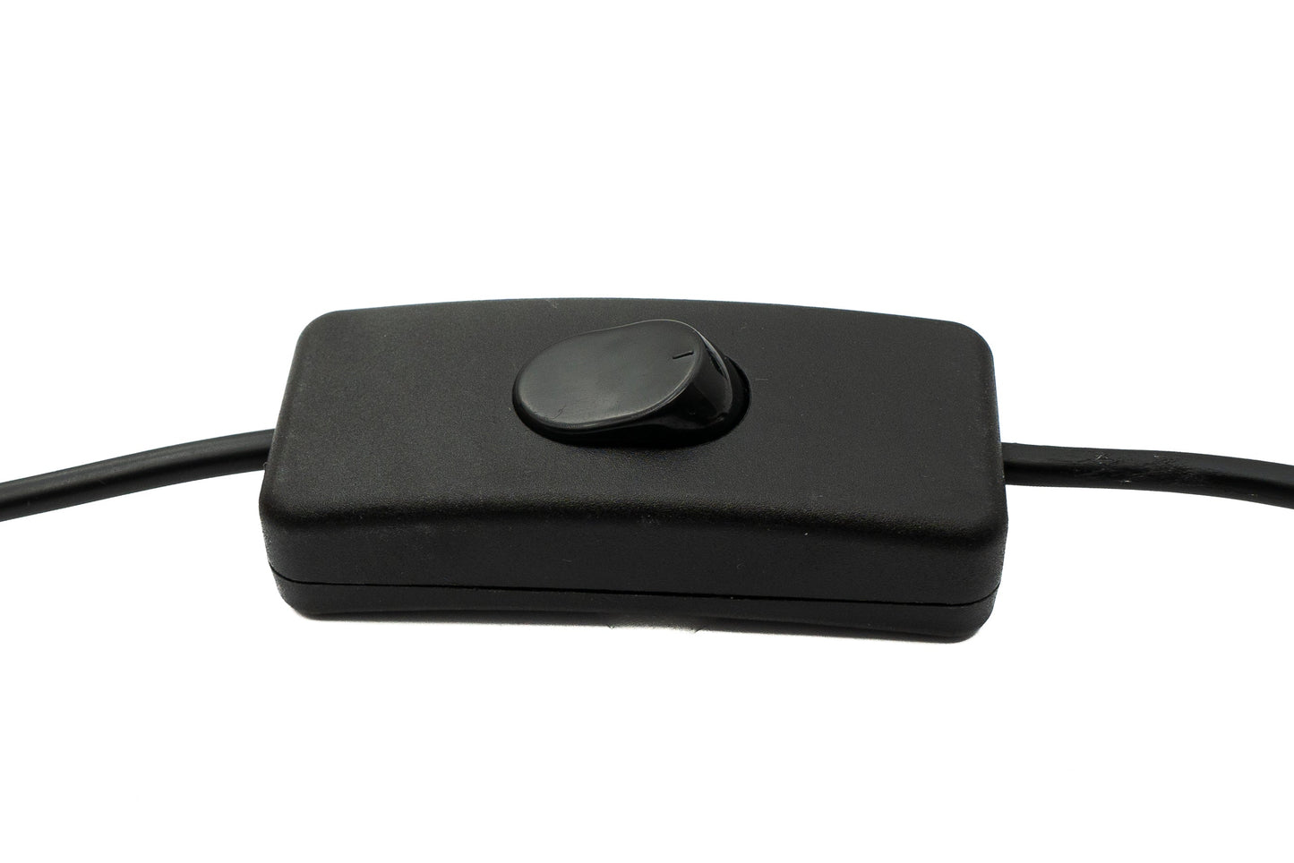 SYSTEM-S USB 2.0 Kabel 30 cm Typ A Stecker zu 2x Buchse Schalter in Schwarz