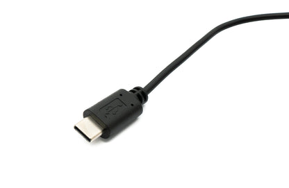 SYSTEM-S USB 3.1 Kabel 120 cm Typ C Stecker zu 2.0 A Stecker Schalter in Schwarz