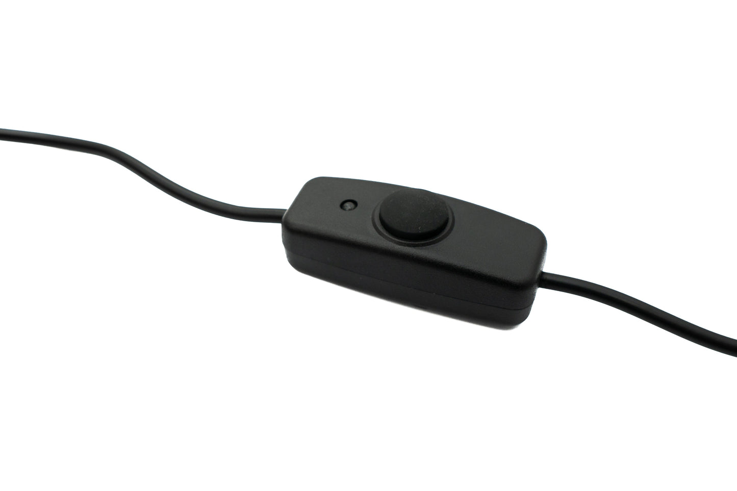 SYSTEM-S USB 3.1 Kabel 120 cm Typ C Stecker zu 2.0 A Stecker Schalter in Schwarz