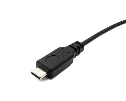 SYSTEM-S USB 3.1 Kabel 30 cm Typ C Stecker zu Buchse Schalter Adapter in Schwarz